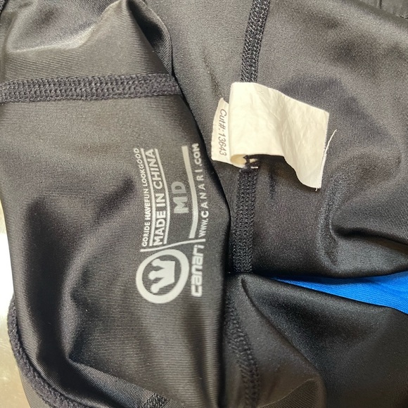 Canari Womens Biking Athletic Refelctive Padded Cycling Shorts Black Comfort Med - Picture 11 of 13